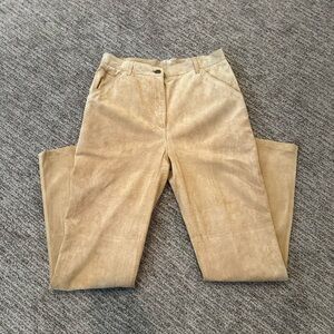 Lauren Ralph Lauren 100% Leather Sued Tan Size 8